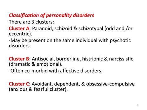 Chapter 6 Personality Disorder Ppt Download