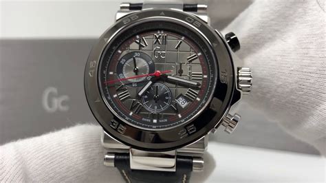 Guess Collection Chronograph Watch Gc Sport Grey X G S Youtube