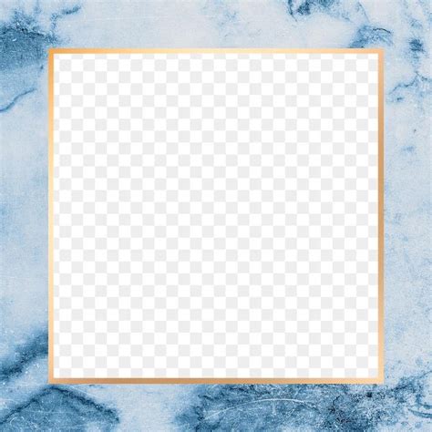 Blue Frame Png Marble Texture Free Image By Paeng