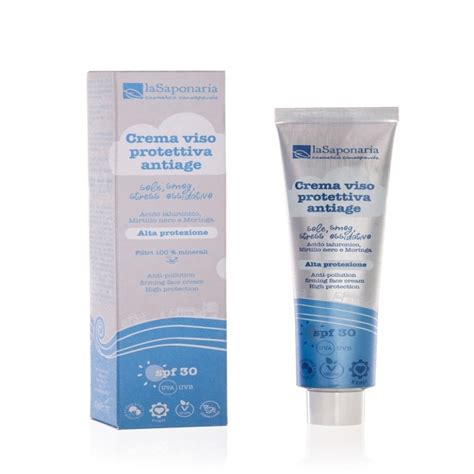 Crema Facial Protectora Antiedad Spf