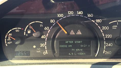 Mercedes Benz S320 Cdi W220 Consumption Outside Citywide Youtube