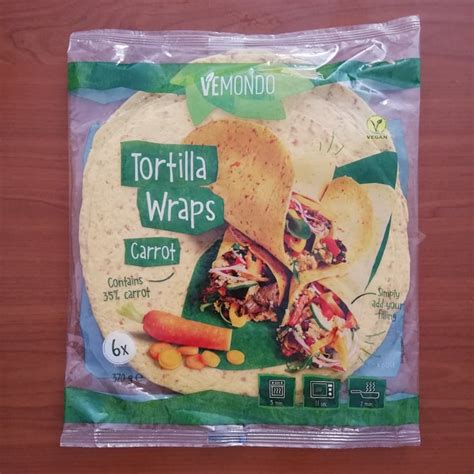 Vemondo Tortilla Wraps Carrot Review Abillion