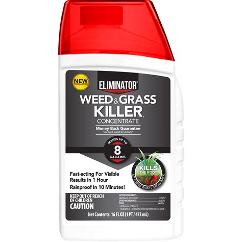 Eliminator Weed And Grass Killer Concentrate Herbicide 16 Fl Oz