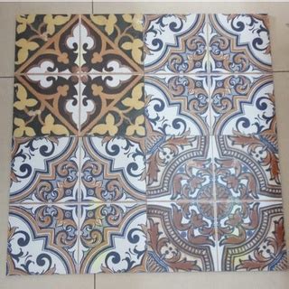 Jual Granit Lantai Motif Batik Vintage Roman Granit Motif Vintage