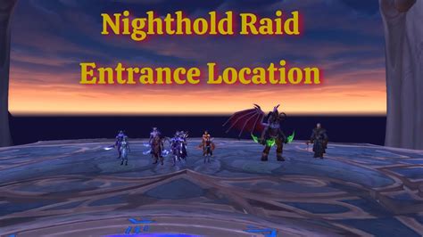 Nighthold Raid Entrance Location In Suramar Youtube