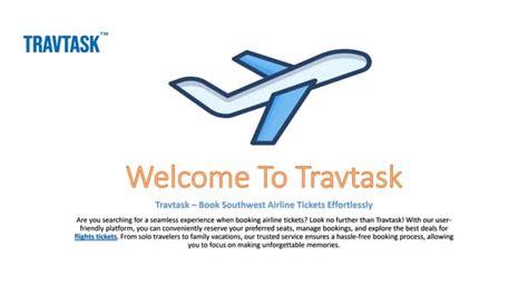 Simplify Your Air Travel With Travtasks Cheap Flight Ticket Booking Ppt