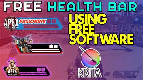 Create Custom Apex Legends Healthbar Using Free Software Like Krita