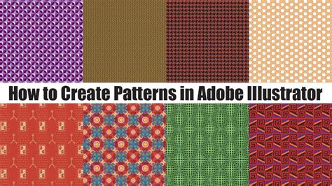 How To Create Patterns In Adobe Illustrator Tutorial YouTube