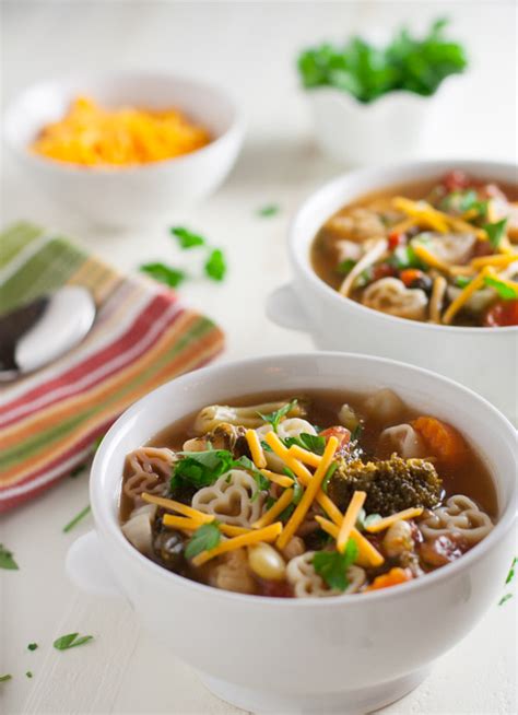 Chunky Vegetable Soup with Pasta