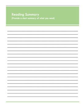 Reading Challenge Worksheet By The Short And Sweet Teacher Tpt