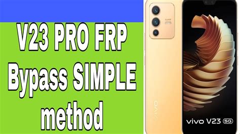 Vivo V23 Pro 5g Frp Bypass Android 12 New Trick 2022 Vivo V2130