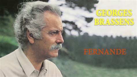 Georges Brassens Fernande Audio Officiel Youtube