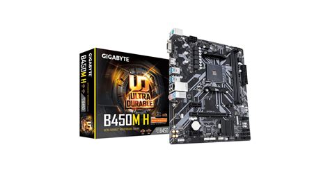 Gigabyte B450m H Motherboard Amd B450 Socket Am4 Micro Atx Motherboards Motherboards