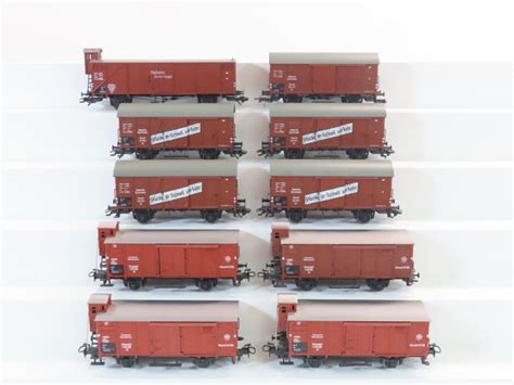 Märklin H0 o a uit set 2995 Model train freight carriage 10