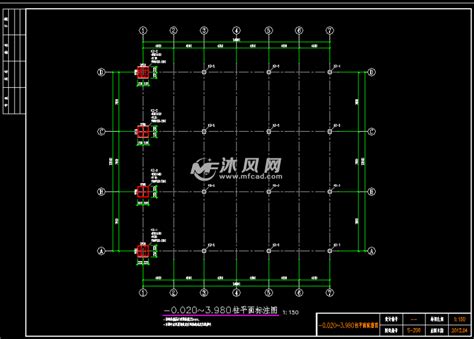 柱子配筋图平面图详解 千图网