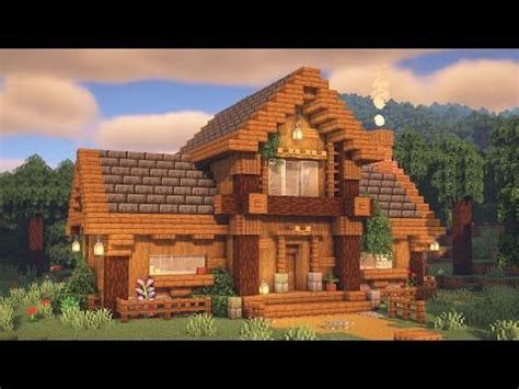 How to build a Large Spruce House in Minecraft | Spruce Mansion ...