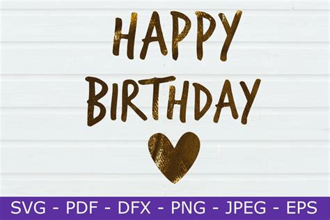 Happy Birthday Svgs Cricut Cake Topper Design Bundles