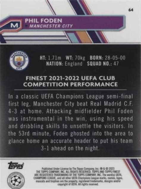 Las Mejores Ofertas En Topps Finest Uefa Club Competitions Phil