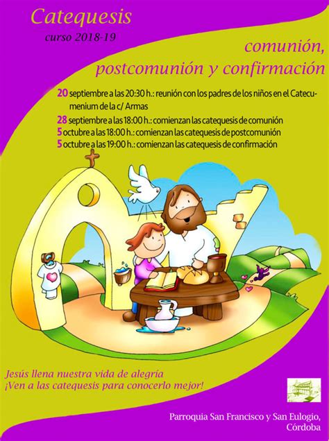 Catequesis De Comunión Postcomunión Y Confirmación Diócesis De Córdoba