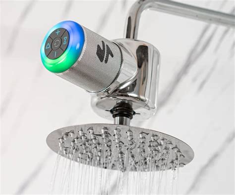 Shower Power Pro Hydro Powered Bluetooth Shower Speaker The Green Head