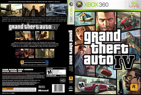 Games Covers Grand Theft Auto IV GTA Xbox 360