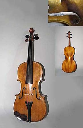 Violin Joh Bapt Schweitzer Label Hartenberger World Musical