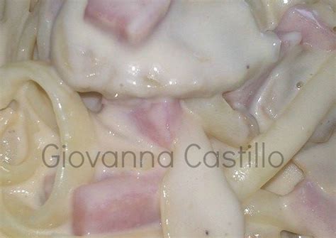 Fetuccini Alfredo Con Champiñones Receta De Giovanna Castillo Cookpad