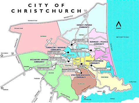 Christchurch Map and Christchurch Satellite Images