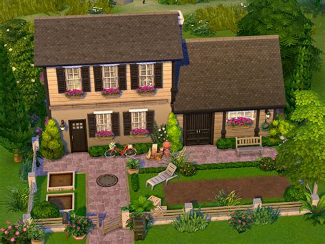 The Sims Resource Small Farmhouse No Cc