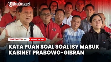 Begini Jawab Puan Maharani Soal Isu Dirinya Masuk Dalam Kabinet Prabowo