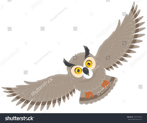 1,260 Owl Flying Clip Art Images, Stock Photos & Vectors | Shutterstock