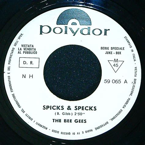 The Bee Gees Spicks And Specks 1966 Vinyl Discogs