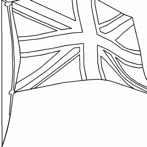 United Kingdom Flag Colouring Page