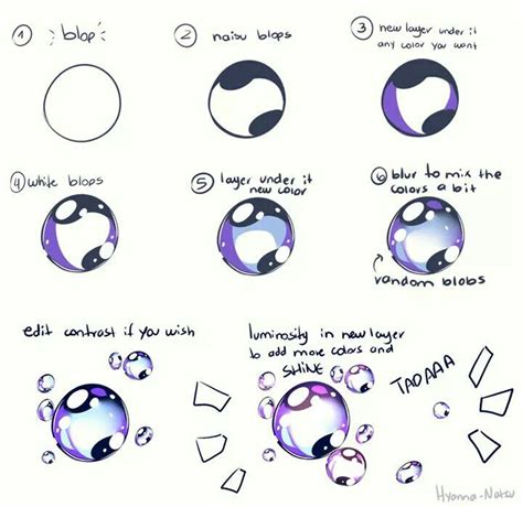 Pin by Pinner on Tutorial color digital | Bubble drawing, Digital ...