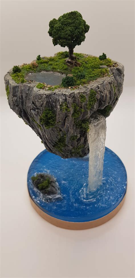 My Floating Island Build! (tutorial in comments) : r/dioramas