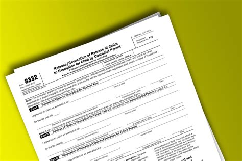 Irs Form 8332 Explained Claiming Dependents And Benefits