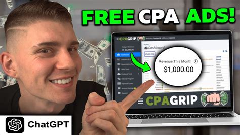 CPA Marketing Chat GPT Earn 1 000 With FREE Traffic CPA Grip