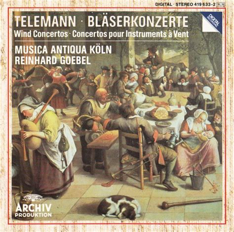 Telemann Musica Antiqua K Ln Reinhard Goebel Bl Serkonzerte Wind