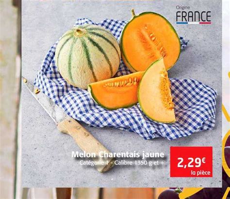 Promo Melon Charentais Jaune Chez Colruyt ICatalogue Fr