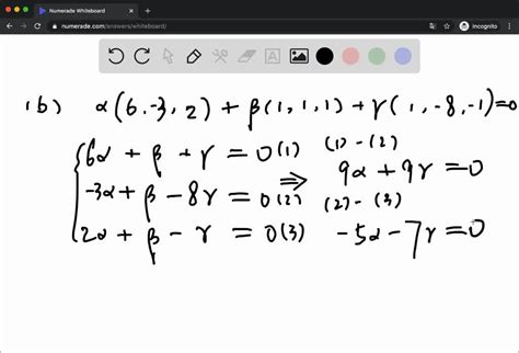 Solved Decide With Justification Whether Or Not The Given Set S Of Vectors A Spans V And B