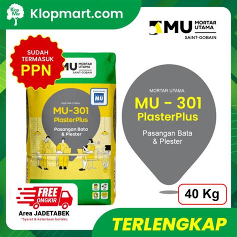 Jual Mortar Utama Mu Plasterplus Pasangan Bata Plaster Kg