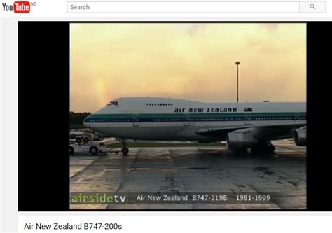 Air New Zealands Flight Engineers Boeing B747 219 Era