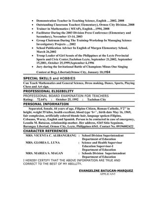 复件 resume PDF