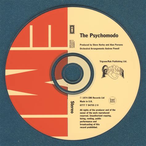 74 The Psychomodo 1974 Rock - COCKNEY REBEL - Download Rock Music ...