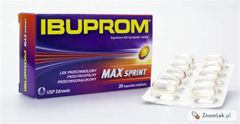 Ibuprom Max Sprint Opinie Cena Zamienniki Ulotka Sk Ad