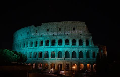 Il Colosseo Si Illumina Per La PCOS Un Simbolo Di Speranza