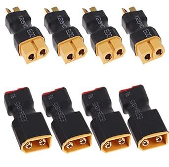 Yiqigou 4 Pairs No Wires Deans T Type Plug Connector To XT60 Plug