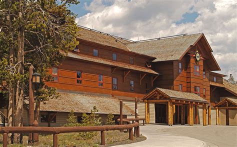 Old Faithful Snow Lodge Exterior Yellowstone National Park Lodges