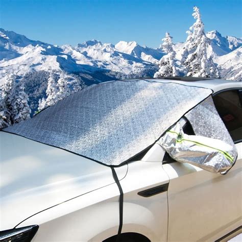 Yudaee Windscreen Cover Car Windscreen Covers Frost With Wing Mirror