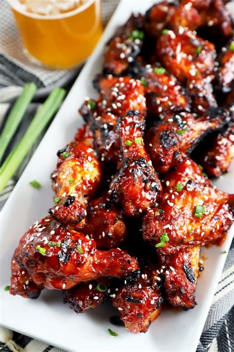 Crispy Korean Bbq Chicken Wings Isnca